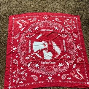 Red Cowboy Carter Bandana